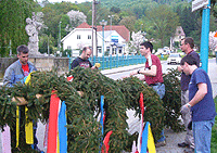 Maibaum aufstellen 2013