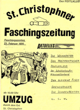 Faschingszeitung 1990