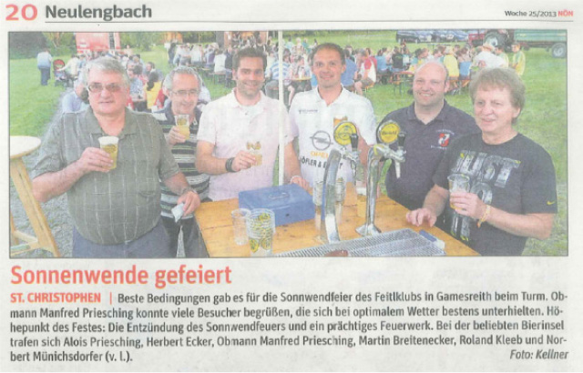 Sonnwendfeier 2013