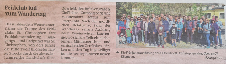 Wandertag 2026